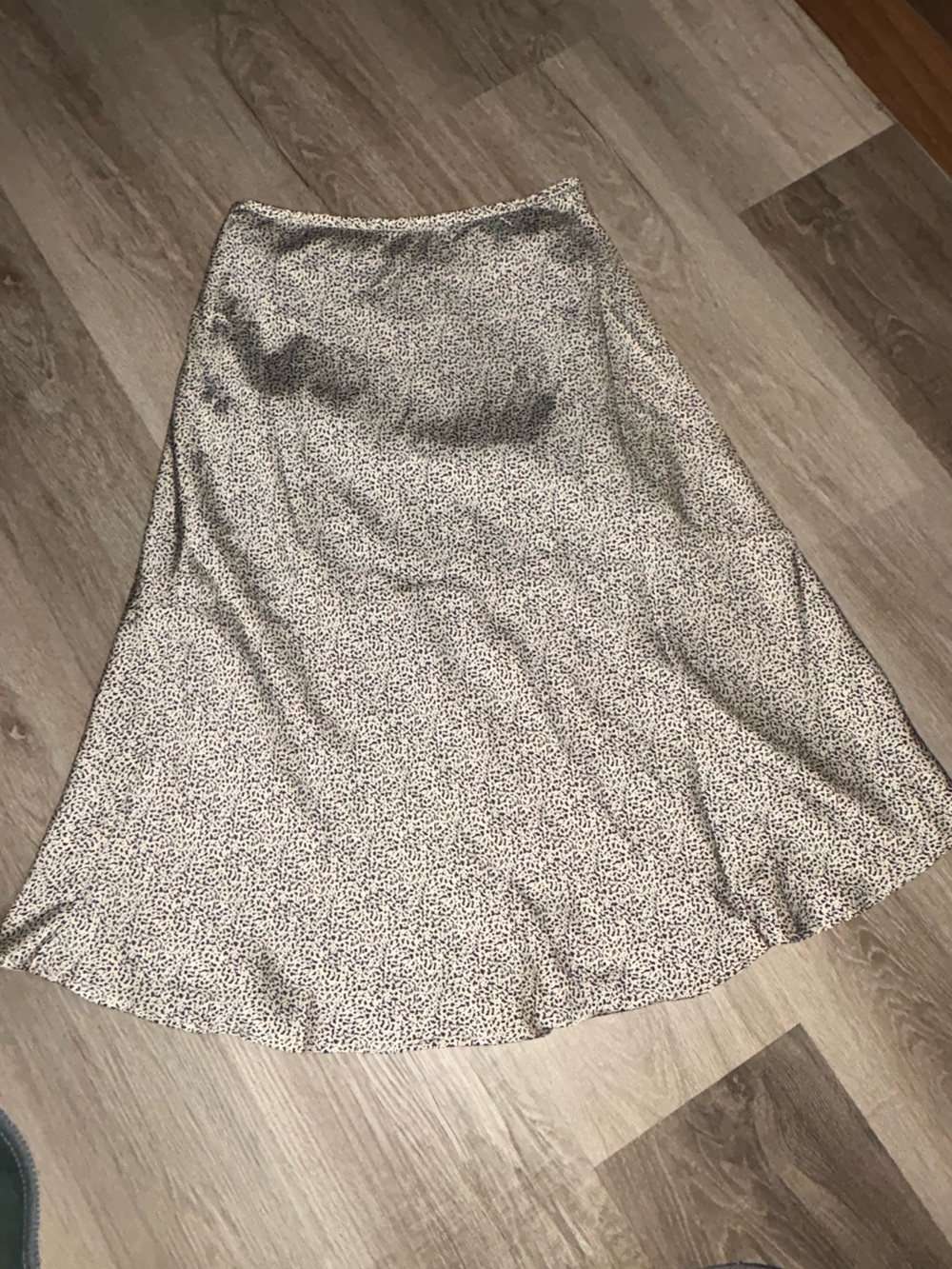 Sienna Sky Cream A-Line Animal Dot Print Skirt